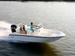 Boston Whaler boat in action on the water