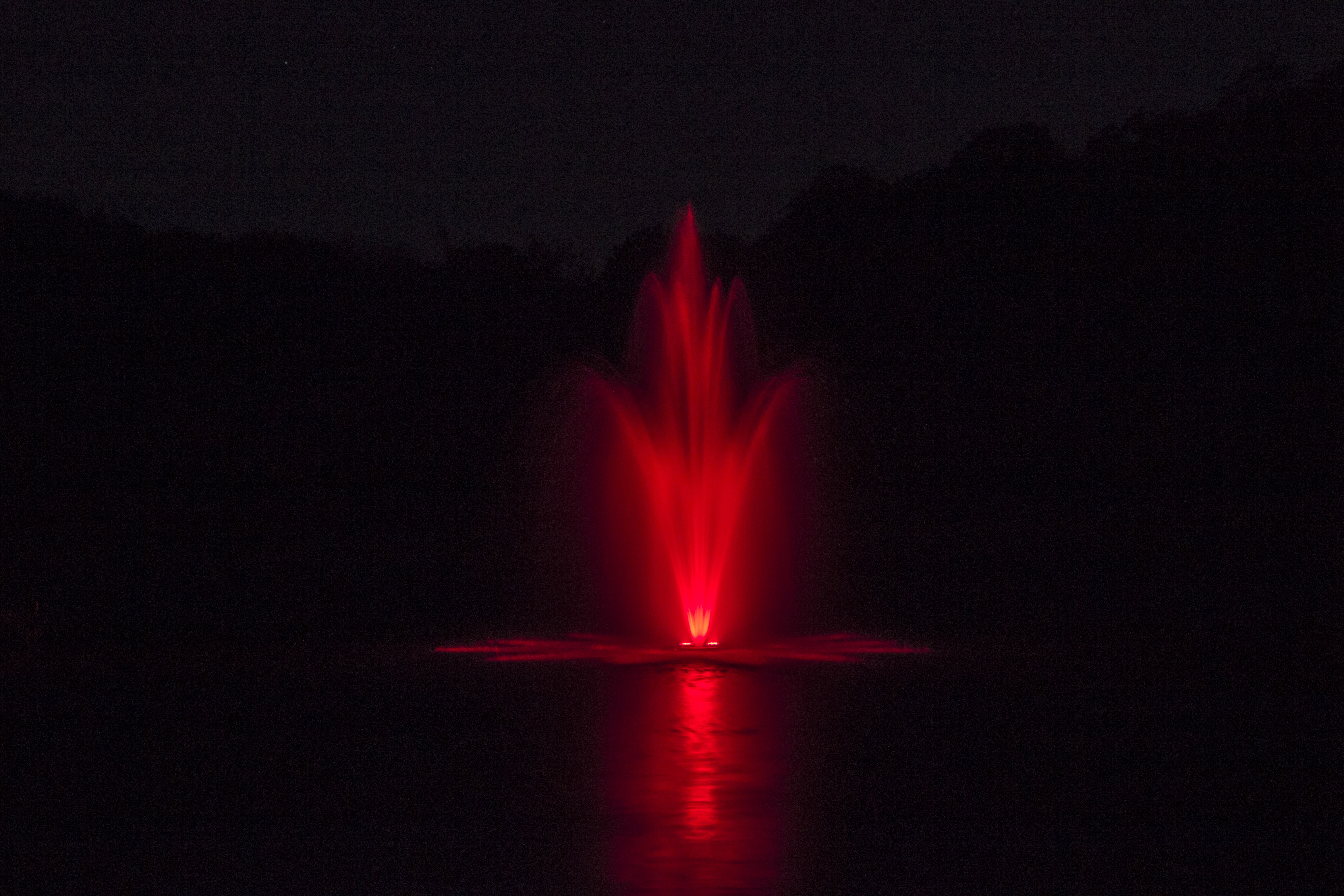 powerhouse surface aerator bubbling in pond