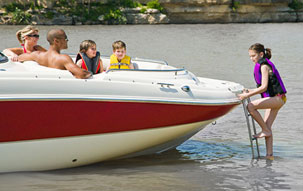 Find ladders you need at Savvyboater.com Boat ladders for sale at SavvyBoater